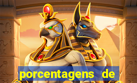 porcentagens de jogos pagantes